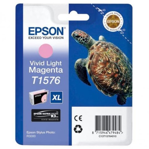 Epson oryginalny ink / tusz C13T15764010, light vivid magenta, 25,9ml