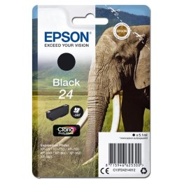 Epson oryginalny ink / tusz C13T24214012, T2421, black, 5,1ml