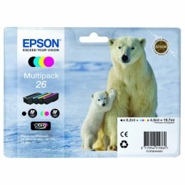 Epson oryginalny ink / tusz C13T26164020, T261640, CMYK, 3x4,5/6,2ml