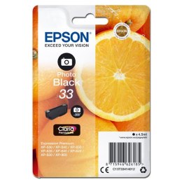 Epson oryginalny ink / tusz C13T33414012, T33, photo black, 4,5ml