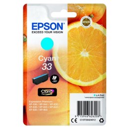 Epson oryginalny ink / tusz C13T33424012, T33, cyan, 4,5ml