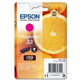 Epson oryginalny ink / tusz C13T33434012, T33, magenta, 4,5ml