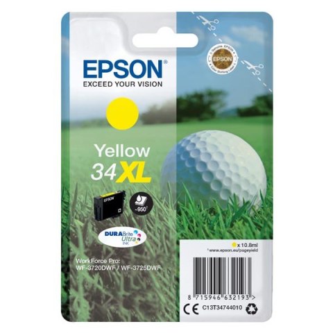 Epson oryginalny ink / tusz C13T34744010, T347440, 34XL, yellow, 10.8ml