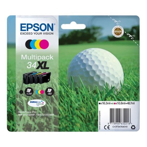 Epson oryginalny ink / tusz C13T34764010, T347640, CMYK, 48.7ml