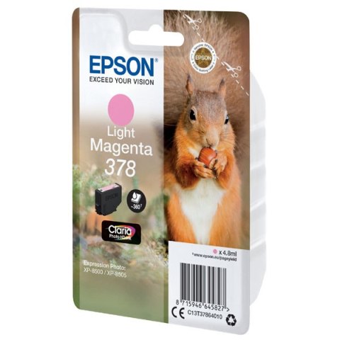 Epson oryginalny ink / tusz C13T37864010, light magenta, 4.8ml