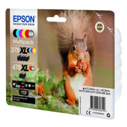 Epson oryginalny ink / tusz C13T379D4010, 378XL+478XL, CMYK, 1x10.2ml, 2x11.2ml, 3x9.3ml