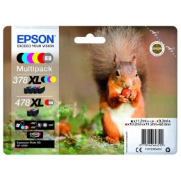 Epson oryginalny ink / tusz C13T379D4010, 378XL+478XL, CMYK, 1x10.2ml, 2x11.2ml, 3x9.3ml