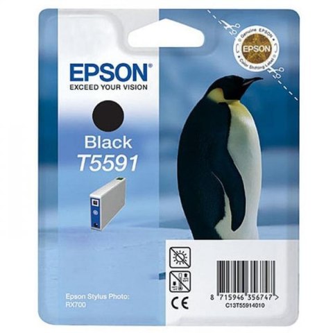 Epson oryginalny ink / tusz C13T55914010, black, 13ml