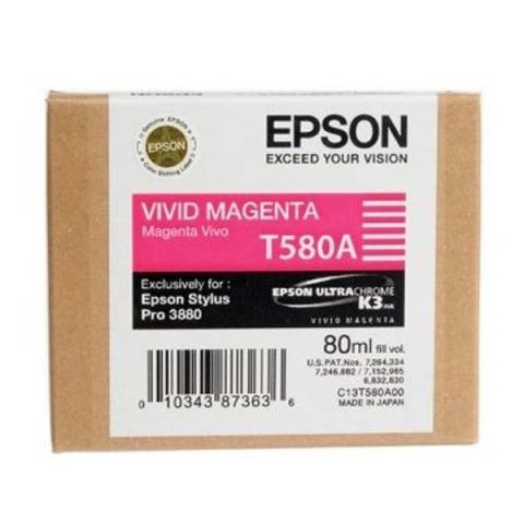 Epson oryginalny ink / tusz C13T580A00, vivid magenta, 80ml