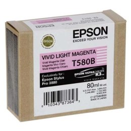 Epson oryginalny ink / tusz C13T580B00, light vivid magenta, 80ml