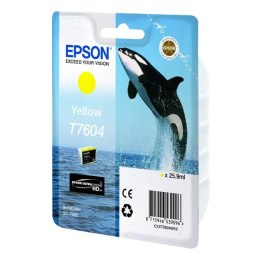 Epson oryginalny ink / tusz C13T76044010, T7604, yellow, 25,9ml, 1szt