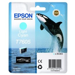 Epson oryginalny ink / tusz C13T76054010, T7605, light cyan, 25,9ml, 1szt