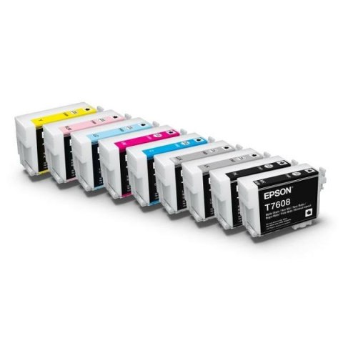 Epson oryginalny ink / tusz C13T76084010, T7608, matte black, 25,9ml, 1szt Epson oryginalny ink / tusz C13T76084010, T7608, matte black, 25,9ml, 1szt