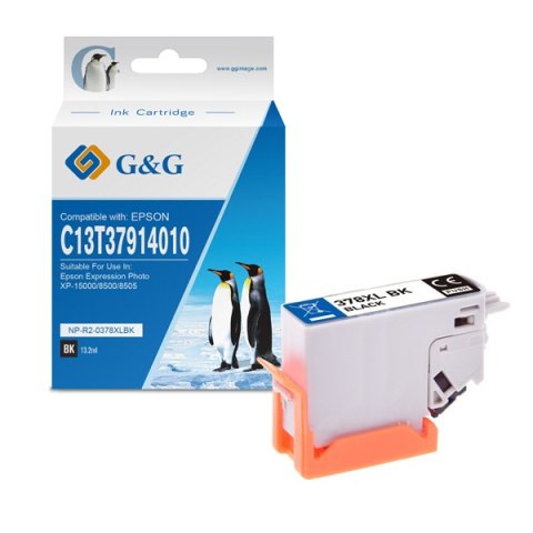 G&G kompatybilny ink / tusz z C13T37914010, NP-E-0378XLBK, black