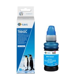 G&G kompatybilny ink / tusz z C13T66424A, NPR-T6642C-70ml-D, cyan