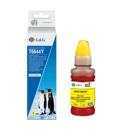 G&G kompatybilny ink / tusz z C13T66444A, NPR-T6644Y-70ml-D, yellow