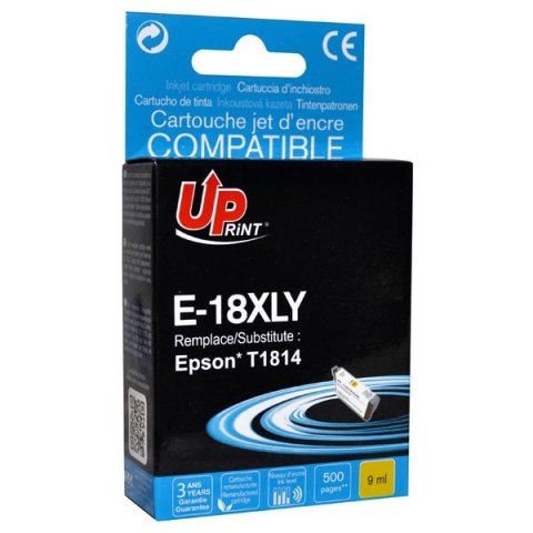 UPrint kompatybilny ink / tusz z C13T18144010, 18XL, E-18XLY, yellow, 450s, 10ml