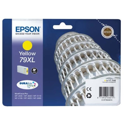 Epson oryginalny ink / tusz C13T79044010, 79XL, XL, yellow, 2000s, 17ml, 1szt