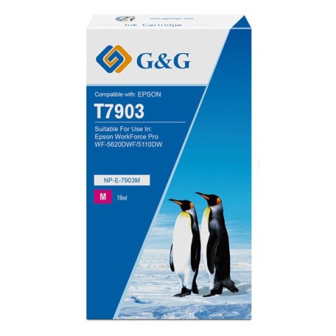 G&G kompatybilny ink / tusz z C13T79034010, NP-E-7903M, magenta, 2000s G&G kompatybilny ink / tusz z C13T79034010, NP-E-7903M, magenta, 2000s