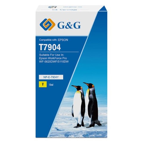 G&G kompatybilny ink / tusz z C13T79044010, NP-E-7904Y, yellow, 2000s G&G kompatybilny ink / tusz z C13T79044010, NP-E-7904Y, yellow, 2000s
