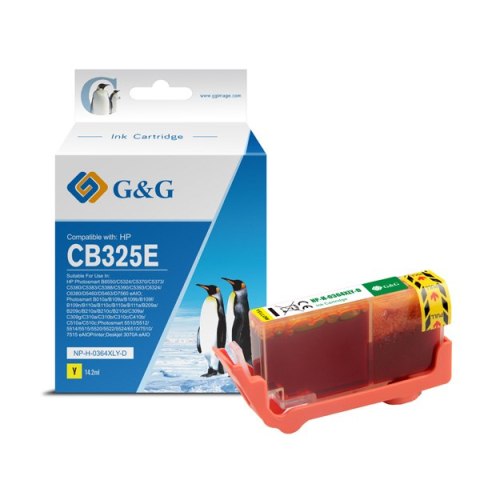 G&G kompatybilny ink / tusz z CB325EE, NP-H-0364XLY(HP364, yellow, 750s