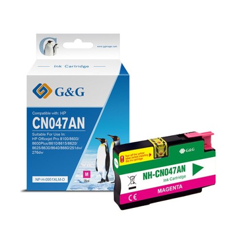 G&G kompatybilny ink / tusz z CN047AE, NP-H-0951XLM(HP950XL, magenta, 1500s