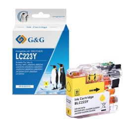 G&G kompatybilny ink / tusz z LC223Y, NP-B-0223Y, yellow, 9ml, ml