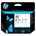 HP oryginalny głowica drukująca C9384A, HP 72, matte black/yellow