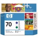 HP oryginalny głowica drukująca C9408A, HP 70, blue/green