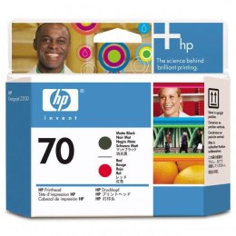 HP oryginalny głowica drukująca C9409A, HP 70, black/red