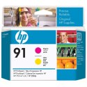 HP oryginalny głowica drukująca C9461A, HP 91, magenta/yellow