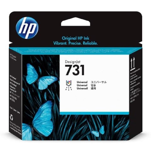 HP oryginalny głowica drukująca P2V27A, HP 731, black, 1szt