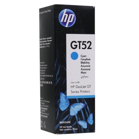 HP oryginalny ink bottle M0H54AE, HP GT52, cyan, 8000s, 70ml HP oryginalny ink bottle M0H54AE, HP GT52, cyan, 8000s, 70ml