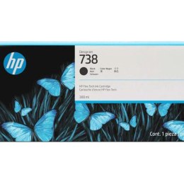 HP oryginalny ink / tusz 498Q0A, HP 738M, czarna, 2x180s, 300ml, 2-pack