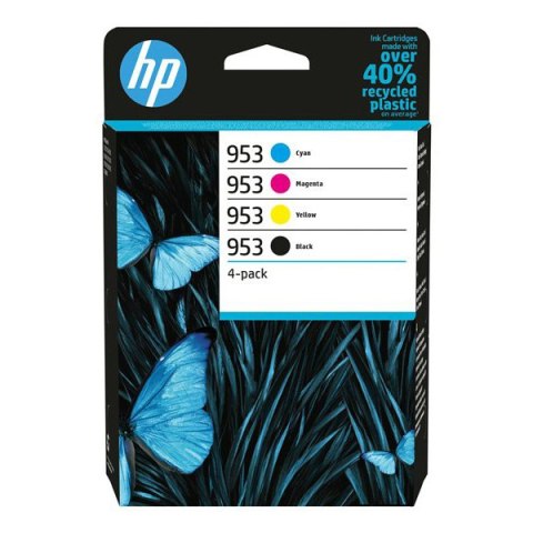 HP oryginalny ink / tusz 6ZC69AE#301, HP 953, CMYK, blistr, 4-pack