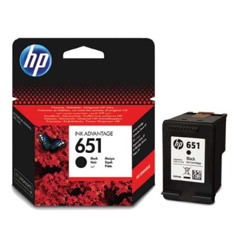 HP oryginalny ink / tusz C2P10AE, HP 651, black, 600s