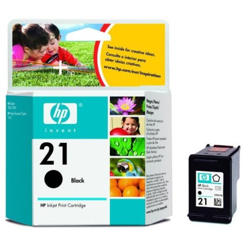 HP oryginalny ink / tusz C9351AE, HP 21, black, 150s, 5ml HP oryginalny ink / tusz C9351AE, HP 21, black, 150s, 5ml