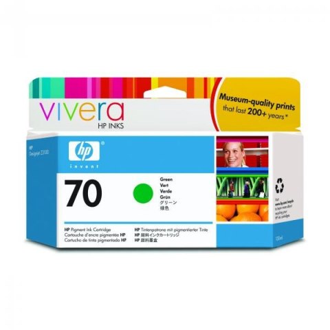 HP oryginalny ink / tusz C9457A, HP 70, green, 130ml HP oryginalny ink / tusz C9457A, HP 70, green, 130ml