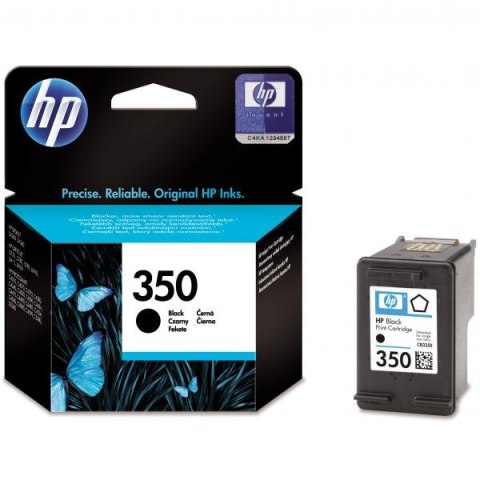 HP oryginalny ink / tusz CB335EE, HP 350, black, 4,5ml