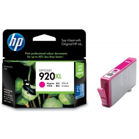 HP oryginalny ink / tusz CD973AE, HP 920XL, magenta, 700s