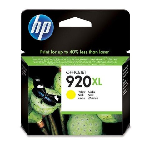 HP oryginalny ink / tusz CD974AE, HP 920XL, yellow, blistr, 700s