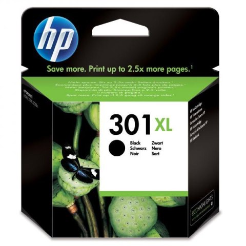 HP oryginalny ink / tusz CH563EE, HP 301XL, black, blistr, 430s