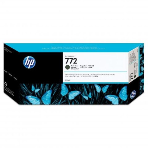 HP oryginalny ink / tusz CN635A, HP 772, matte black, 300ml HP oryginalny ink / tusz CN635A, HP 772, matte black, 300ml
