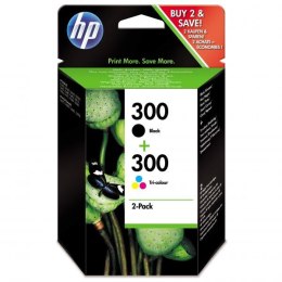 HP oryginalny ink / tusz CN637EE, HP 300, black/color, 2 x 200s, 2x4ml, 2-pack + paper