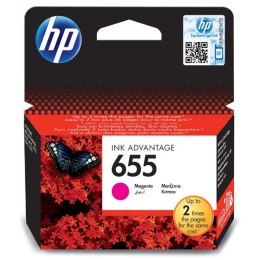 HP oryginalny ink / tusz CZ111AE, HP 655, magenta, 600s