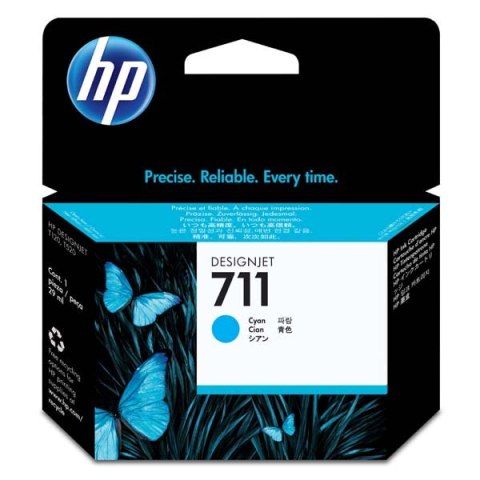 HP oryginalny ink / tusz CZ130A, HP 711, cyan, 29ml