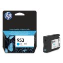 HP oryginalny ink / tusz F6U12AE, HP 953, cyan, blistr, 700s, 10ml