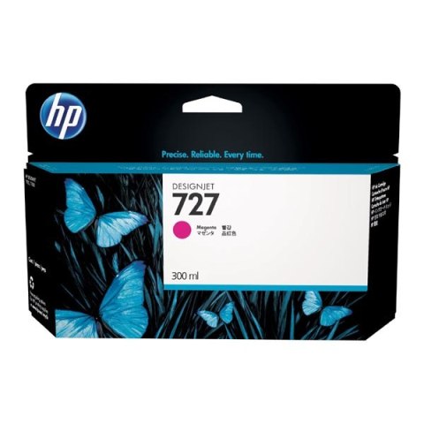 HP oryginalny ink / tusz F9J77A, HP 727, magenta, 300ml