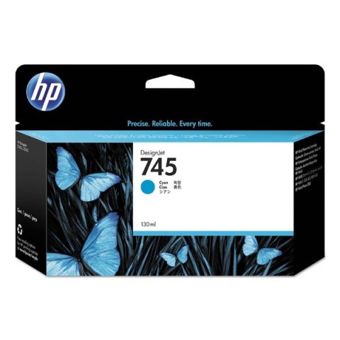 HP oryginalny ink / tusz F9J97A, HP 745, cyan, 130ml