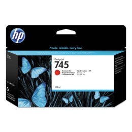 HP oryginalny ink / tusz F9K00A, HP 745, chromatic red, 130ml